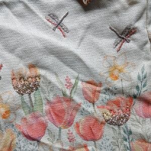 Beaded Tote Bag. Large